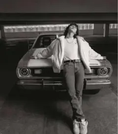 Calvin Klein ジョングク着用 リバーシブルシェルパボンバージャケット