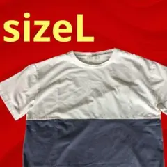 ✨SENSE OF PLACE✨　センスオブプレイス　2トーン　Tシャツ　Lのサムネイル