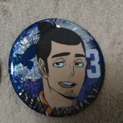 劇場版ハイキュー！！ゴミ捨て場の決戦　缶バッジビスケット、カードセット　　東峰