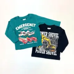 子供服 男の子 90cm 長袖 Tシャツ まとめ売り 車 新品 GWN18-1