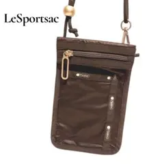 【LeSportsac】サコッシュ カーキ ショルダー 軽量 薄型 コンパクト