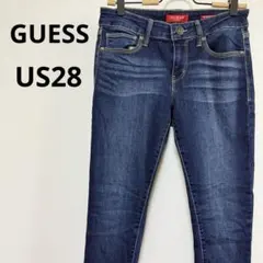 【美品】GUESS ゲス カービースキニー デニム US28