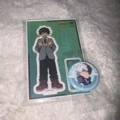 ヒロアカ僕のヒーローアカデミア 緑谷出久 アクリルスタンド 轟焦凍 缶バッジ