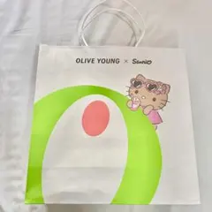 新品　限定　韓国　日焼けキティ　サンリオ　オリヤン　紙袋