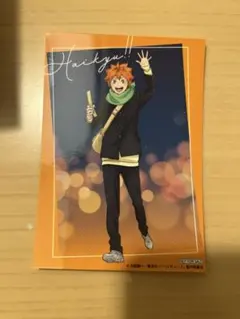 ハイキュー コスモワールド 購入特典 ビジュアルカード ブロマイド 日向翔陽