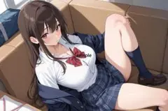 m1019 AIイラスト　かわいい　A4ポスター