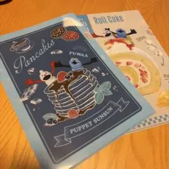 PUPPET SUNSUN パンケーキクリアファイル　ローソン限定品