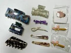 マルチカラー ヘアクリップセット