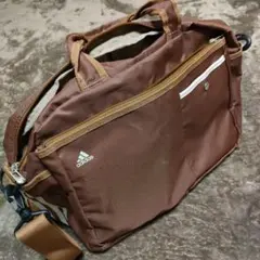 未使用 adidas ビジネスバッグ ブラウン 2way