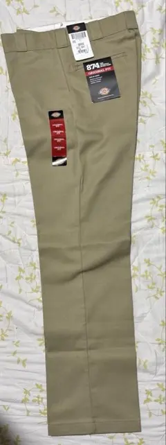 ディッキーズ874 Original Fit ワークパンツカーキ30X32 新品
