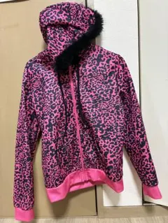 ☆JSG 平成ギャル ヒョウ柄 パーカー 00s - メルカリ