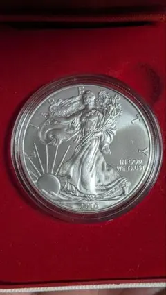 1988年 アメリカンイーグル銀貨 1oz純銀 田中貴金属プラスチック