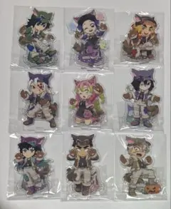 鬼滅の刃 ハロウィン アクリルスタンド 柱 コンプリートセット ufotable