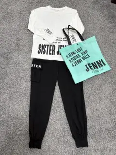 SISTER JENNI カーゴパンツ ロンT160cm セット　おまけ付きのサムネイル