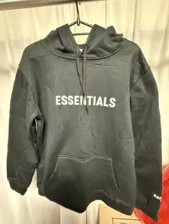 FEAR OF GOD ESSENTIALS ブラックパーカー