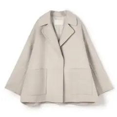 Ballsey プレミアムウールリバー ショートコート　ボールジィ　ベージュ　S