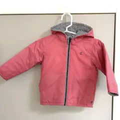 プチバトー　フード付き　リバーシブルジャンパー　24month 86センチ