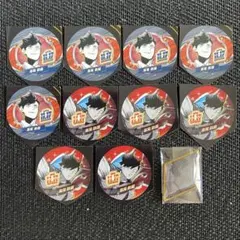ハイキュー　バースデイ缶バッジステッカー　黒尾鉄朗　ジュエリーステッカー