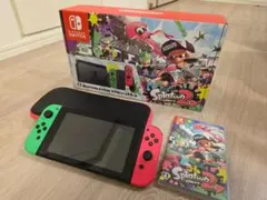 本体同梱版 Nintendo Switch Splatoon2 ケース&SD付き