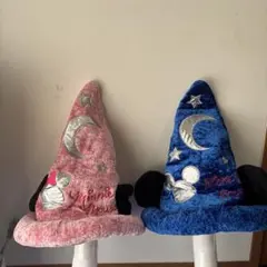 ミニー・ミッキー 仕様　フリース帽子セット