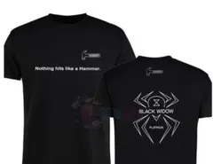 【日本未発売】HAMMER ブラックウィドー ビッグロゴTシャツ　Mサイズ 日本未発売】ハンマーブラックウィドーV1ビッグロゴシャツ 【M
