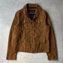 00s vintage ライダース風 スエードジャケット ブラウン アメカジ