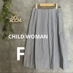 CHILD WOMAN チャイルドウーマン ストライプスカート レディース Fのサムネイル