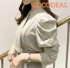 COCODEAL カスケードパフスリーブブラウスのサムネイル