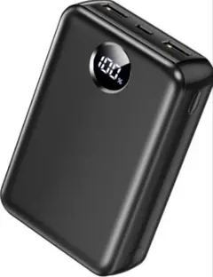 モバイルバッテリー 大容量 【40000mAh スタンド付き 3台同時充電】