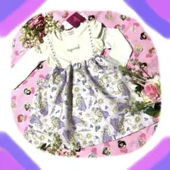 ✨新品✨ラプンツェルワンピース90㎝紫プリンセス女の子ハロウィンコスプレ可愛い