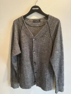 【値下げ！】CABANE de ZUCCA グレー ボタン付きカーディガン