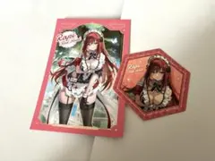 勝利の女神NIKKE コラボカフェ限定 購入特典 ポストカードラピ:レッド