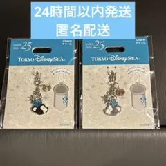 【2個セット】ダッフィー・シェリーメイ チャーム ディズニーシー 25周年