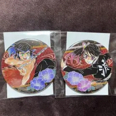鬼滅の刃　嘴平伊之助　栗花落カナヲ　コレクション缶バッジ