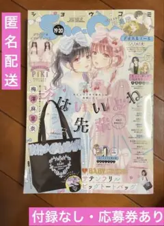 Sho-Comi 2025年19・20合併号 付録なし　応募券あり