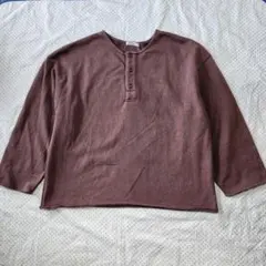 フリークススア カットソー 厚手 長袖 茶系 F