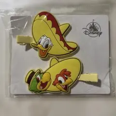 ディズニーストア　ヘアクリップ　ドナルド