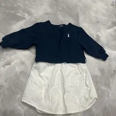 EAST BOY ワンピース 95サイズ ネイビーのサムネイル