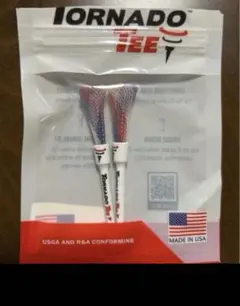 新品★トルネードティー★レッド&ホワイト&ブルー （3.25インチ）2本セット