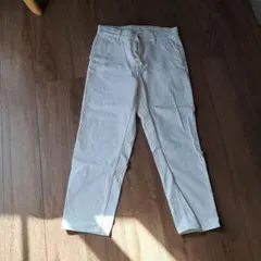 リラックスアンクルジーンズ/ワイドフィット ユニクロ　デニムパンツ　Sサイズ