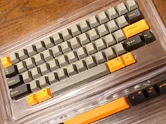★商品説明要確認★ Domikey US配列 キートップ オレンジ×グレー ☆商品説明要確認☆ Domikey US配列 キートップ オレンジ×グレー