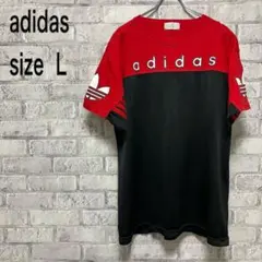 【adidas】アディダス　Tシャツ Lサイズ メッシュ お洒落 カッコイイ