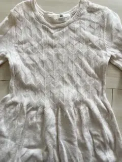 H&M ニット 원피스 ホワイト 120cm