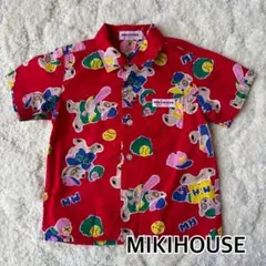 MIKI HOUSE レトロ　半袖シャツ 男の子　女の子　ベビー