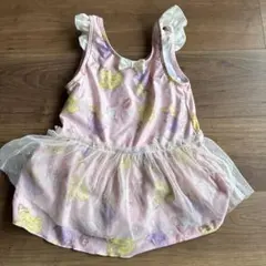 女の子向け プリンセス柄水着 130㎝