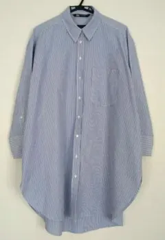 ZARA　ストライプ 長袖チュニックシャツ　M