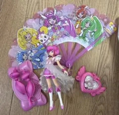 スマイルプリキュア キュアハッピー プリンセスハッピー フィギュア 扇子 鏡