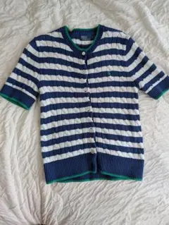 POLO RALPH LAUREN 半袖ニット カーディガン