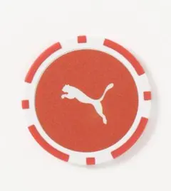 PUMA プーマ ゴルフ カジノ チップ マーカー レッド 赤のサムネイル