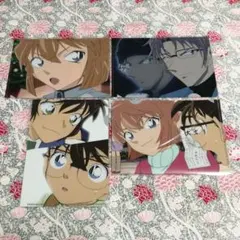 コナン灰原赤井沖矢世良☆コナンミニクリアファイル